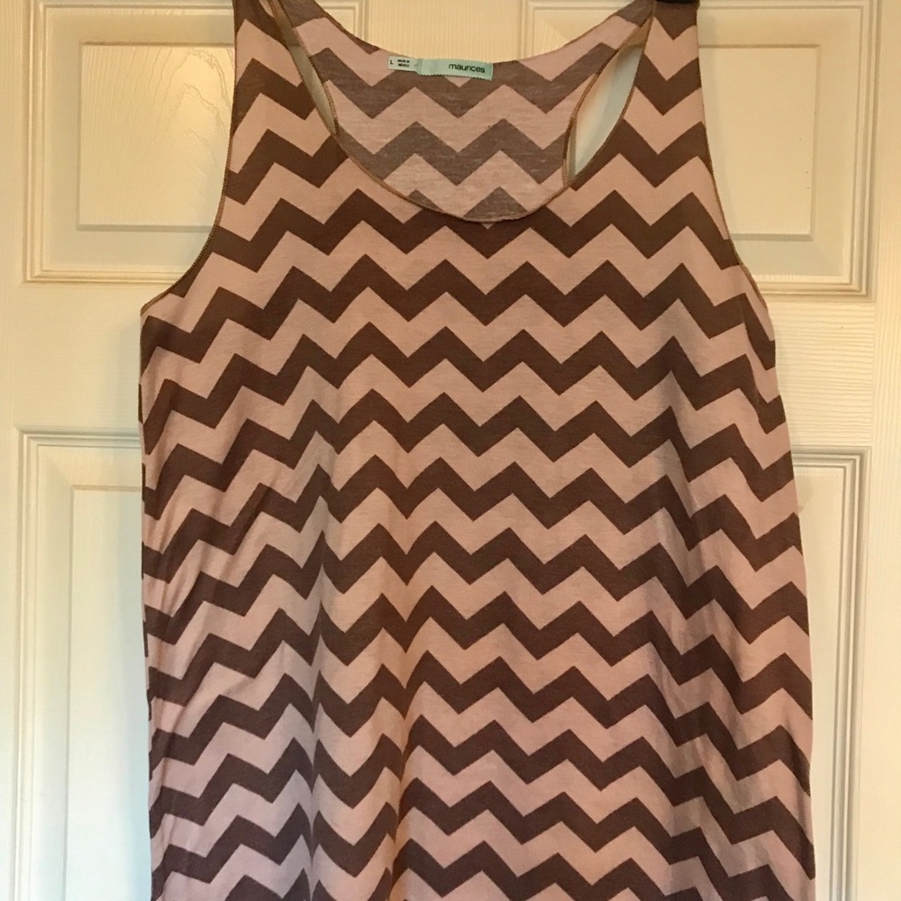 Chevron Tank Top (maroon) bought at Maurice’s